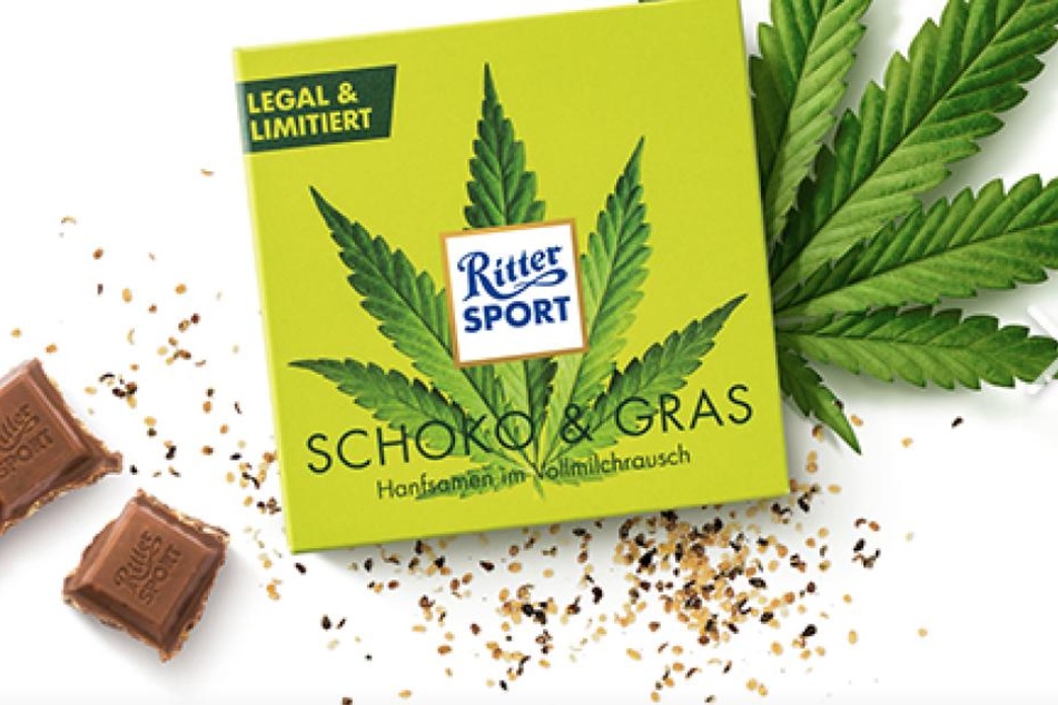 Schoko & Gras: Rittersport macht's möglich.