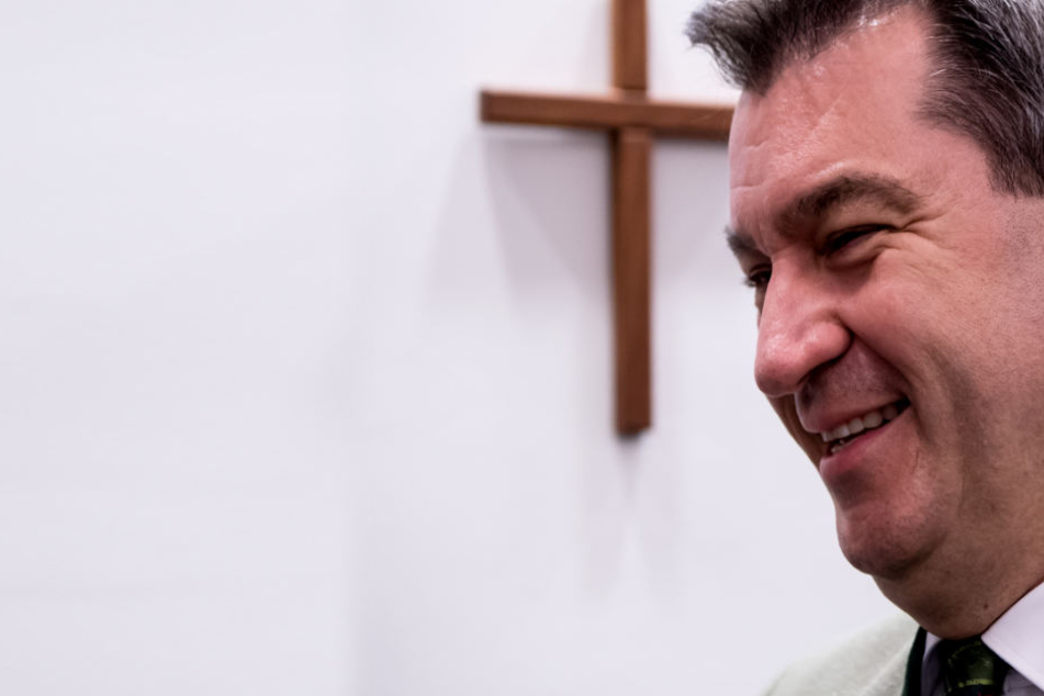 Markus Söder sorgte mit seinem Kreuz-Erlass für Aufregung. (Archivbild)