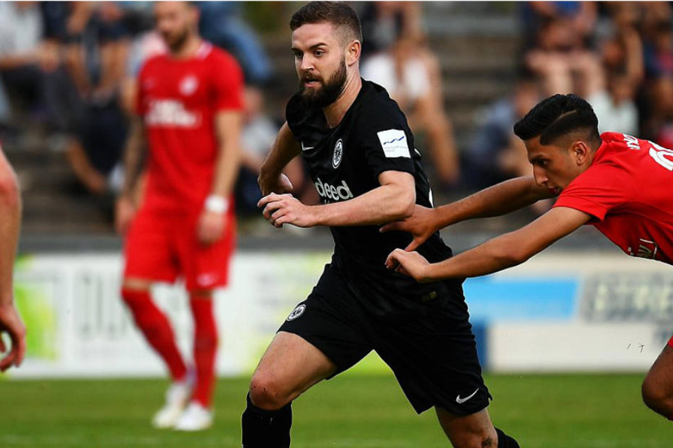 Eintracht Frankfurt lief am Donnerstag beim Offenburger FC auf.