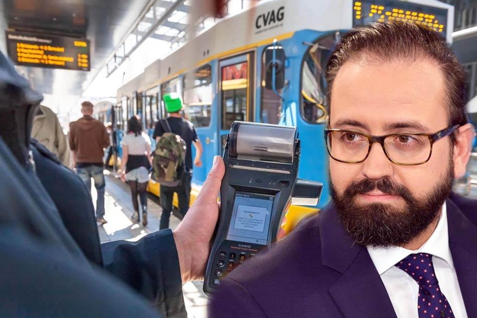 Fahrscheinkontrolle in Chemnitz. Er hält nichts von der „Entkriminalisierung“ des Schwarzfahrens: Sachsens
Justizminister Sebastian Gemkow
(CDU).
