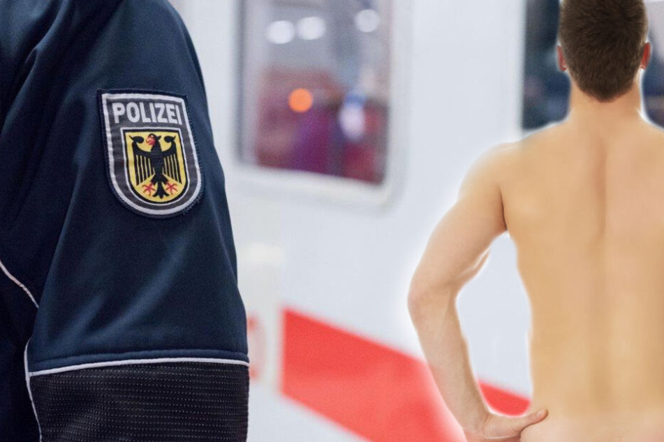 Die Bundespolizei nahm den nackten Dresdner mit. (Symbolbild)