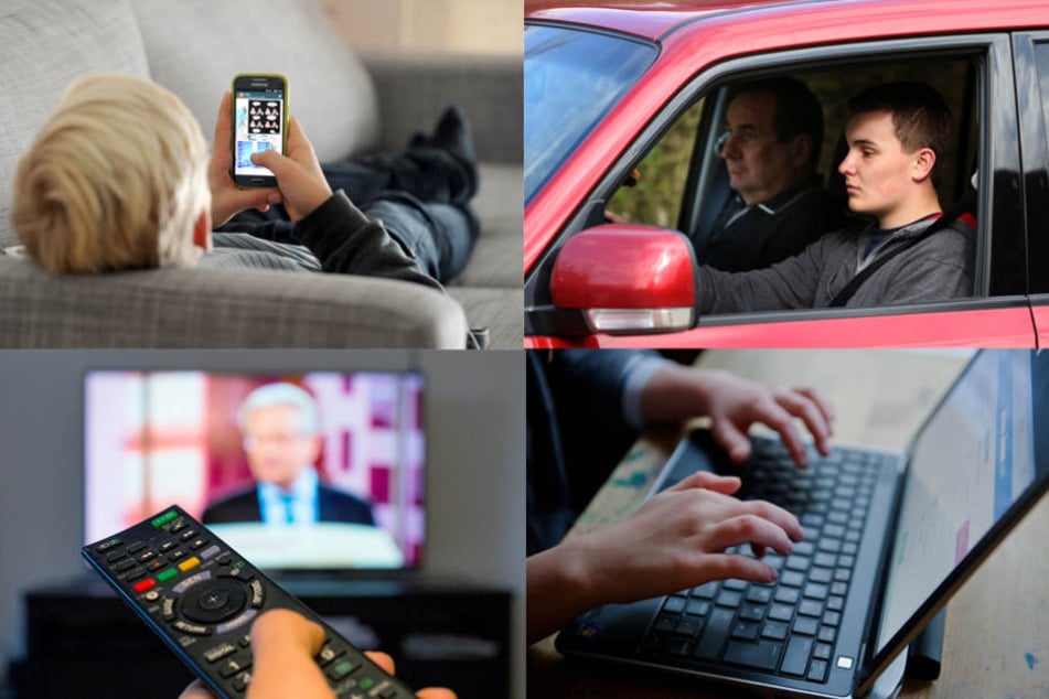 Smartphone, Auto & Co - Jugendliche stimmten ab und das TV kam überraschend schlecht weg. (Bildmontage)