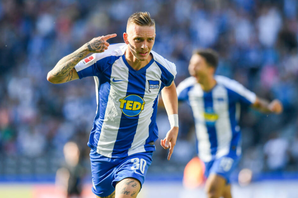 Herthas Marius Wolf arbeitet am Montag für einen Tag in einer Werkstatt für Menschen mit Behinderung.