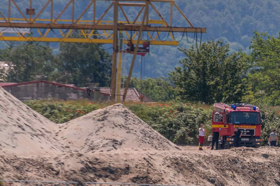 Am Ufer des Baggersees wurde die Leiche gefunden.