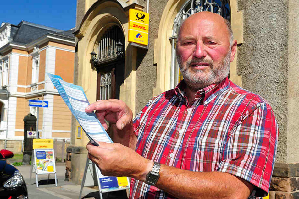 Reiner Veit (73) hätte um ein Haar 5 000 Euro an die Gewinnspiel-Mafia verloren. Eine Postmitarbeiterin warnte ihn.