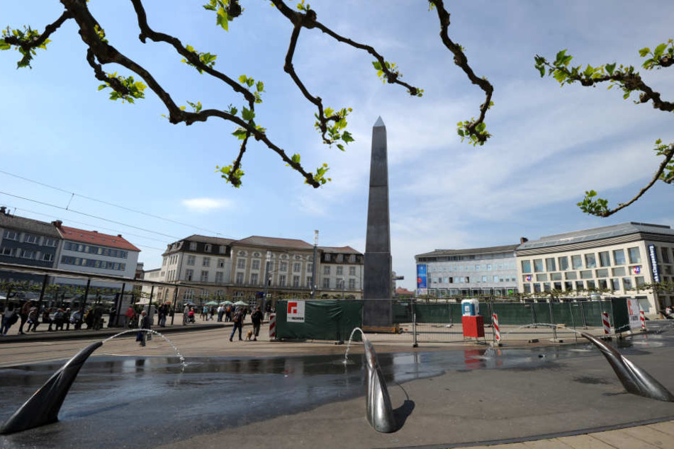 Der Obelisk schmückt seit der "documenta" den Kasseler Königsplatz.