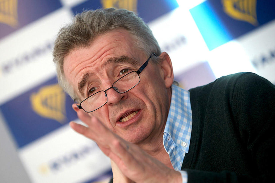 Michael O'Leary, CEO des irischen Billigflug-Anbieters Ryanair, kämpft für den Weiterbetrieb des City Airports.
