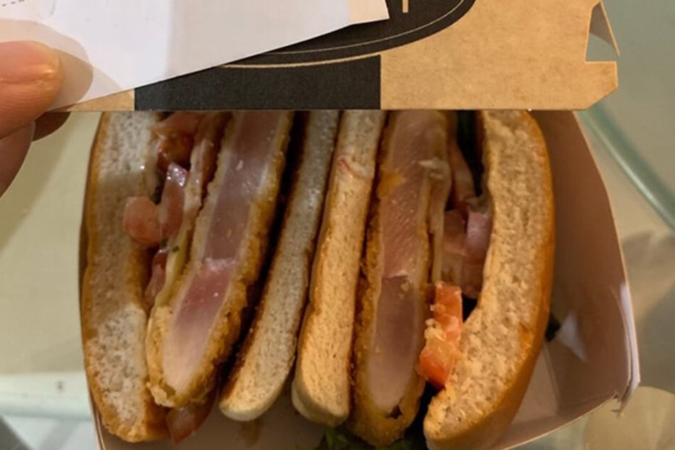 Das Fleisch war noch vollkommen roh!