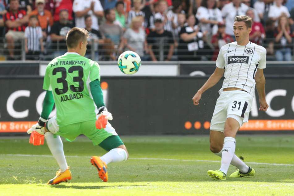 Im Testspiel gegen den FSV Frankfurt netzt eiskalt Hrgota ein.