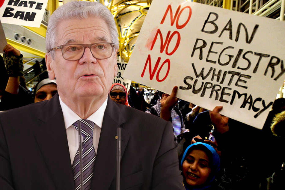 Bundespräsident Joachim Gauck (77) kritisierte das von US-Präsident Donald Trump verfügte Einreiseverbot für Bürger aus muslimisch geprägten Ländern scharf.