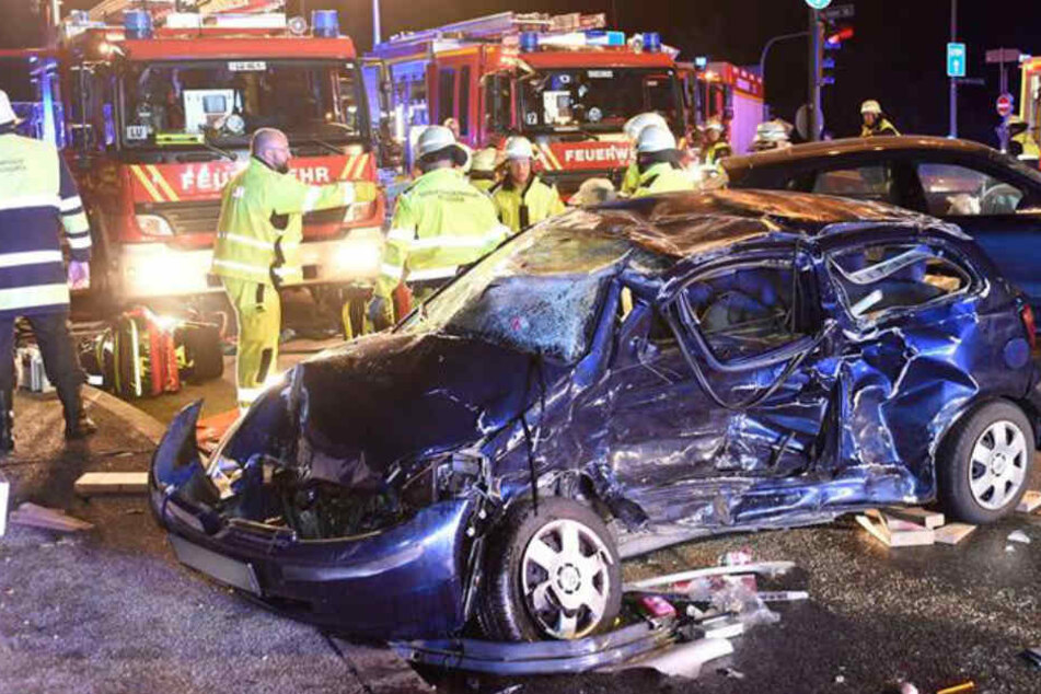 Für die beiden Insassen des Toyota Yaris kam jede Hilfe zu spät.