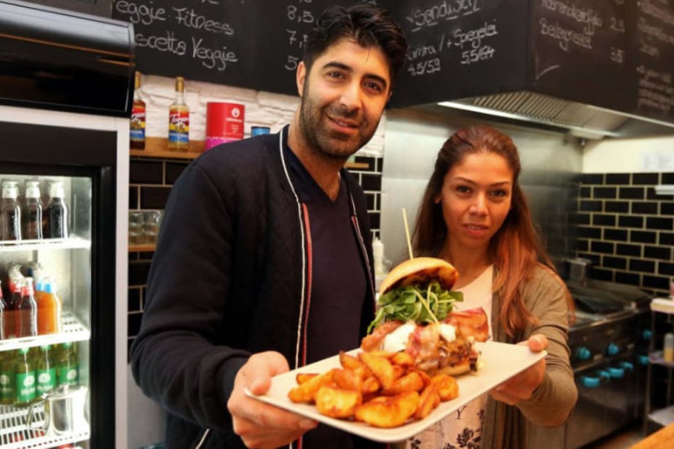 Mit Burgern wollten Erbil Temel und Sibel Yilmaz von der "Wilden Kuh" ihre Gäste überzeugen.