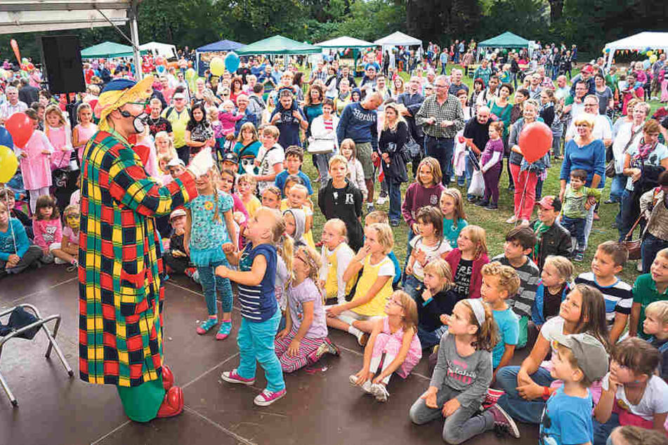 Glücksrad, gute Laune und die Kleinen auf der Bühne - Zwickau feiert auch
dieses Jahr seine Kinder.