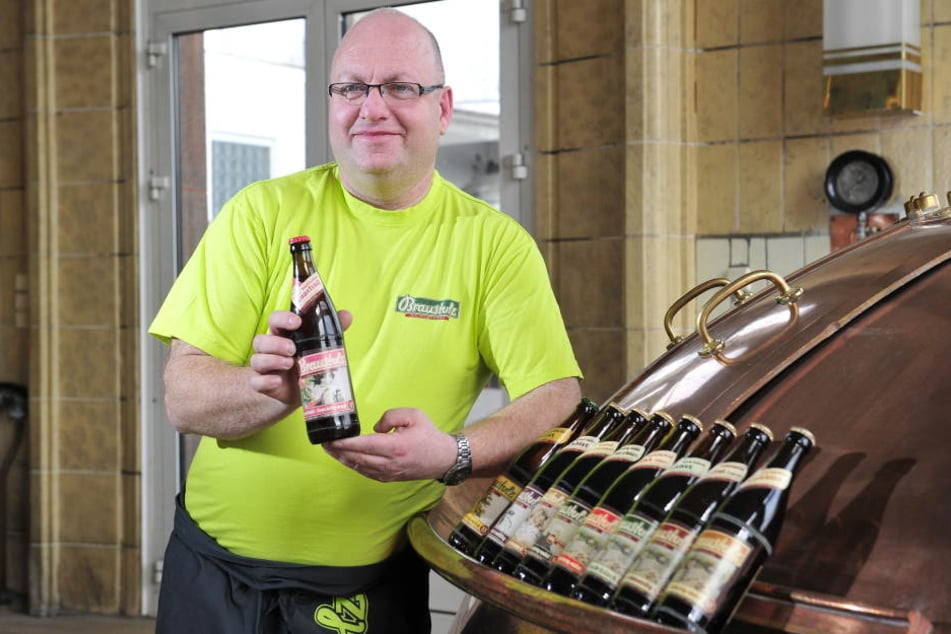 Braumeister Kay-Uwe Jüttner (53) geht mit einem lachenden und einem weinenden Auge von Kappel weg.