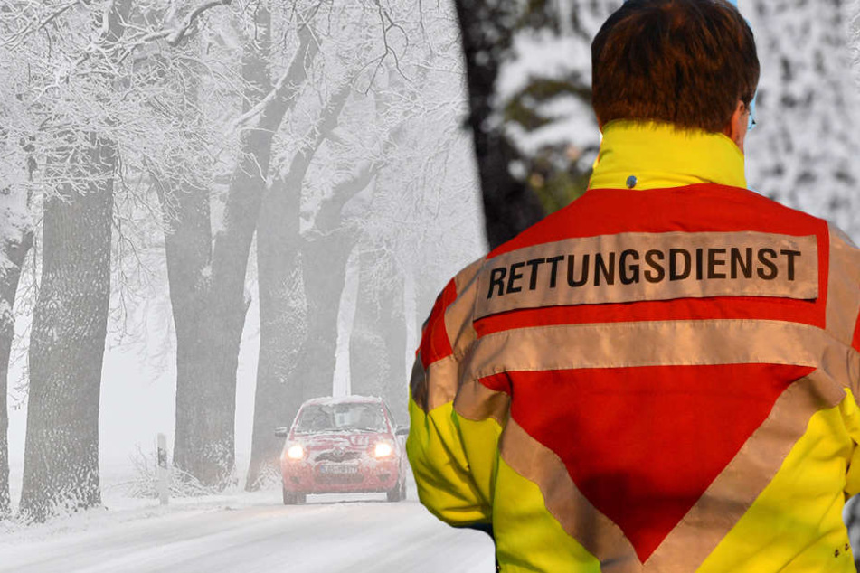 In Brandenburg hat es durch Schnee und Glätte gleich mehrmals gekracht.