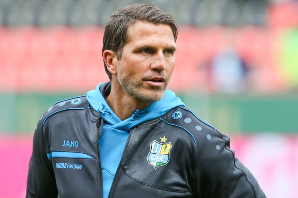 CFC-Coach Patrick Glöckner freut sich über die Leistungsdichte in seinem himmelblauen Kader.