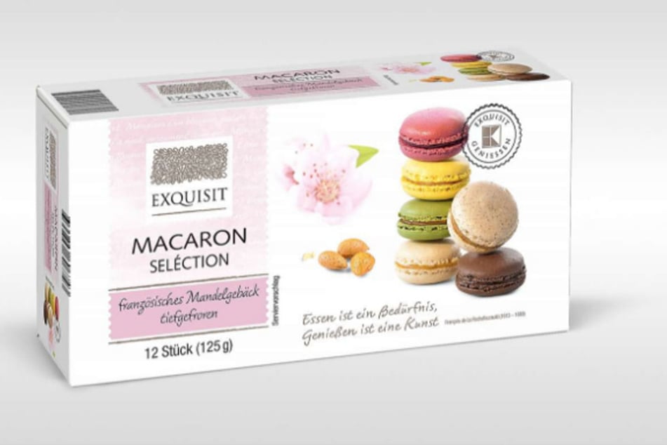 Diese Macarons enthalten nicht nur Mandeln, sondern auch Erdnüsse.