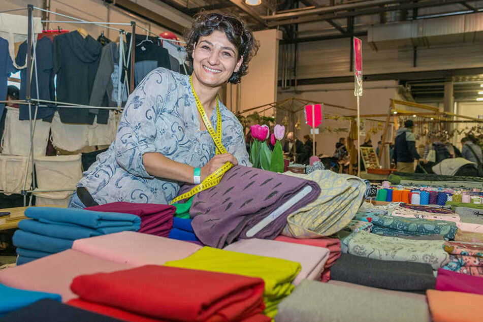 Schneiderin Tanja Weitz (44) kam aus Leipzig.