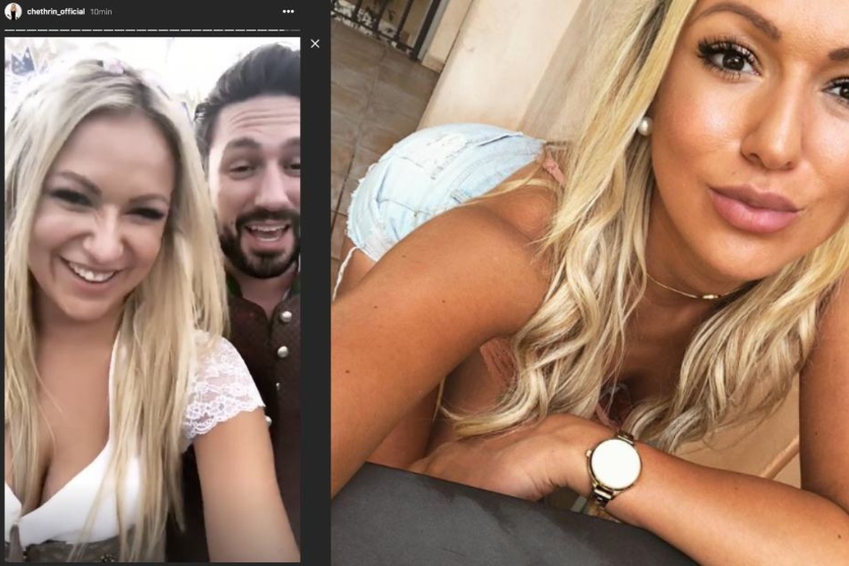 Gemeinsam auf dem Oktoberfest: Solche Begegnungen zwischen Chethrin Schulze (26) und Daniel Völz (33) heißen die Gerüchte immer wieder an. (Bildmontage)