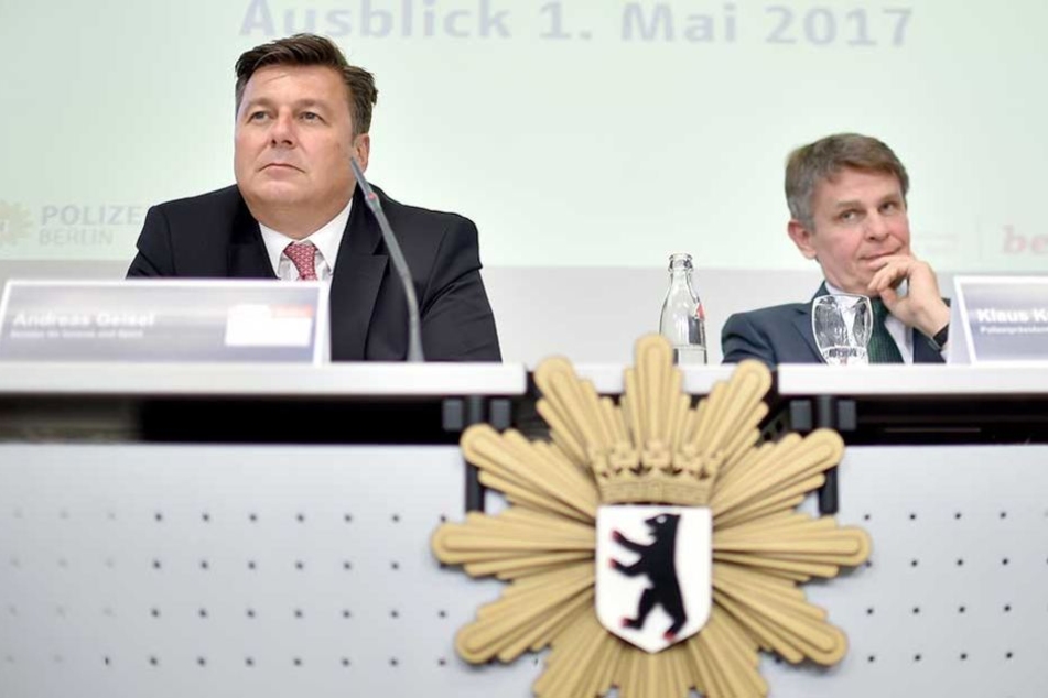 Klaus Kandt (re.) hat sich in einem Brief an Andreas Geisel (li.) über die Arbeit der Ordnungsämter in Berlin beschwert.