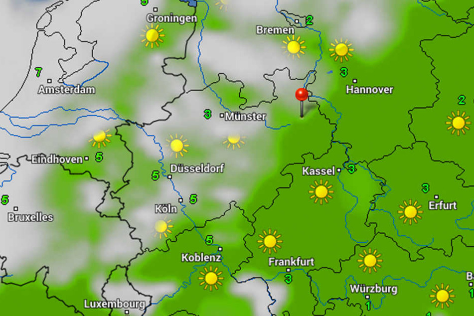 In OWL gibt's am Wochenende Sonne, Wolken und auch Regen.