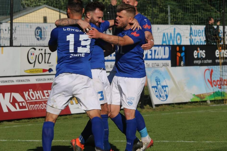 Vorjahres-Finalist Lok Leipzig gewann in der 3. Sachsenpokal-Runde 4:1 beim VfB Auerbach.