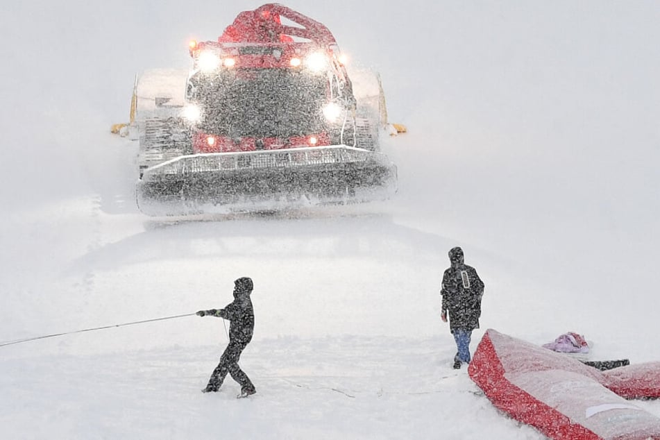 An einen Riesenslalom ist in Garmisch-Partenkirchen aktuell nicht zu denken.
