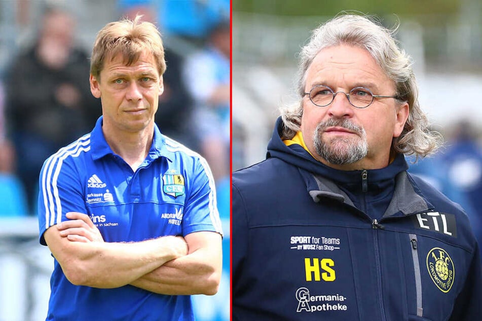 CFC-Trainer Sven Köhler (links) und Lok-Coach Heiko Scholz (rechts) sind heiß auf das Pokalfinale am Mittwoch.