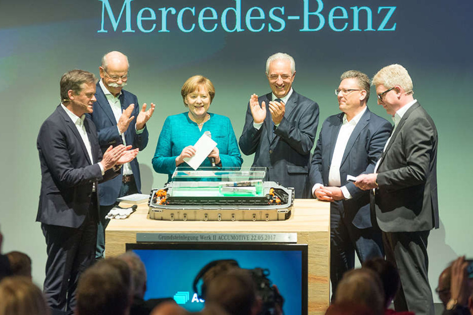 Im Mai wurde der Grundstein für die Kamenzer FabrikAccumotive gelegt.