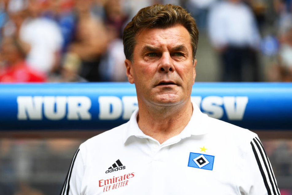 HSV-Coach Dieter Hecking ging mit seinem Team an alter Wirkungsstätte mit 2:5 baden. (Archivbild)