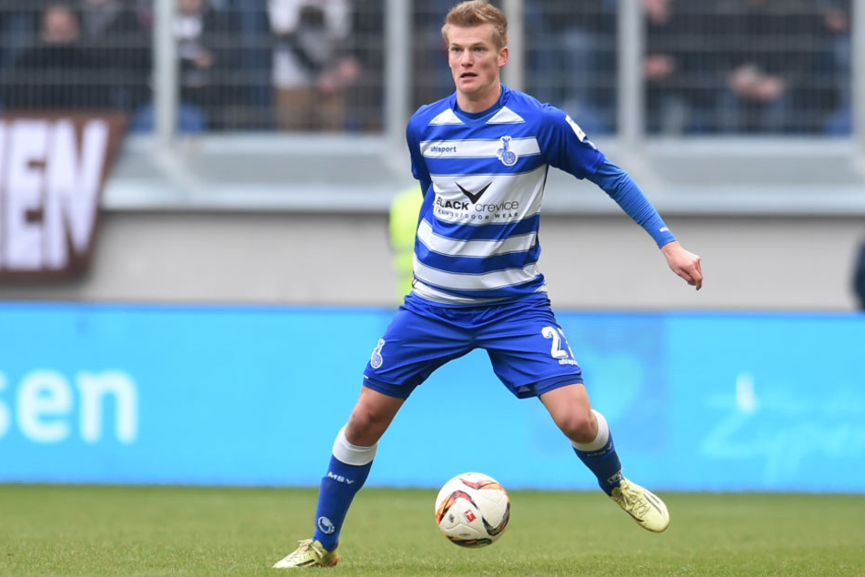 Der Ex-Chemnitzer Dan-Patrick Poggenberg spielt jetzt für Duisburg.