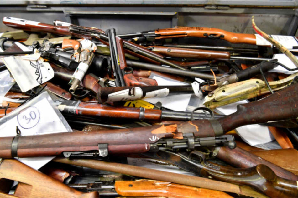 Knapp 3000 Waffen wurden von Juli bis Dezember 2017 abgegeben.