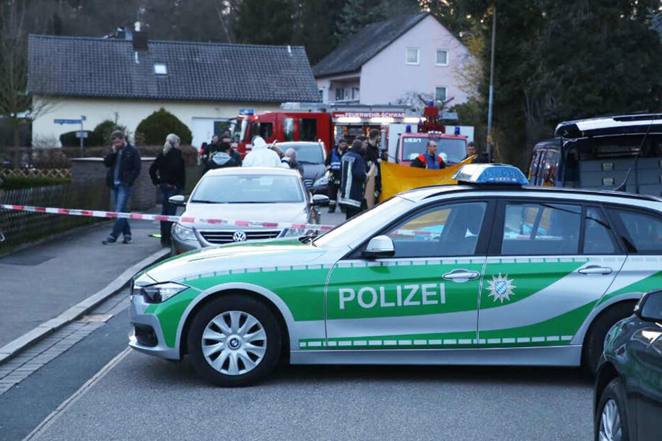 Der Tatort wurde weiträumig abgesperrt.