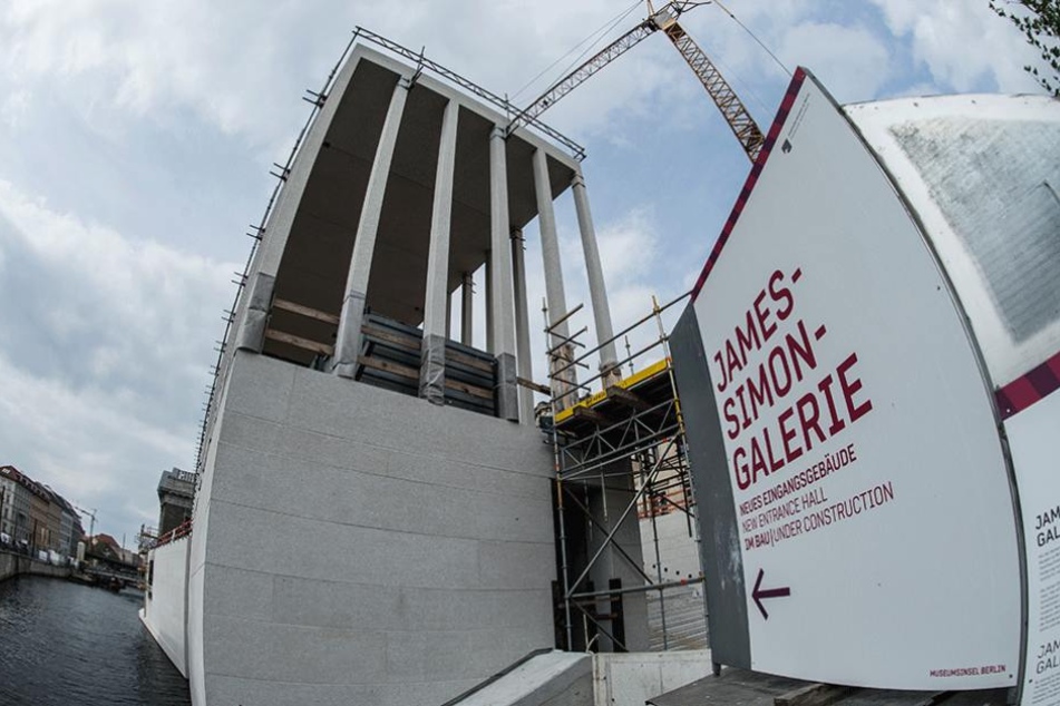 Diese Baustelle auf der Museumsinsel befindet sich so langsam auf der Zielgeraden.