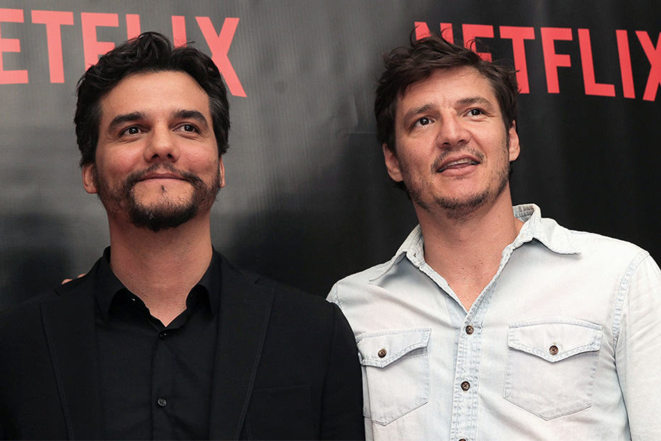 Die Serien-Darsteller Wagner Moura und Pedro Pascal.