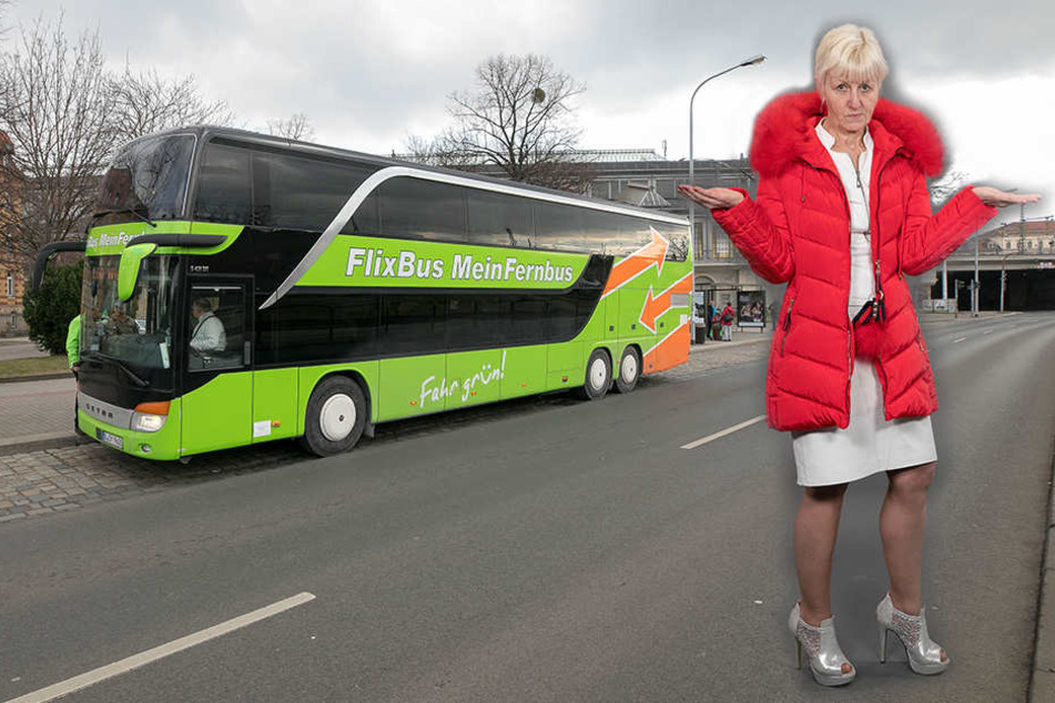 Weg war er: Regina Hescher (63) vermisst ihren Koffer. Als sie am Bahnhof Dresden-Neustadt ankam, war das Gepäck schon weg.