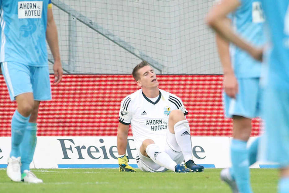 Sichtlich gefrustet: Keeper Kevin Kunz war sichtlich bedient.