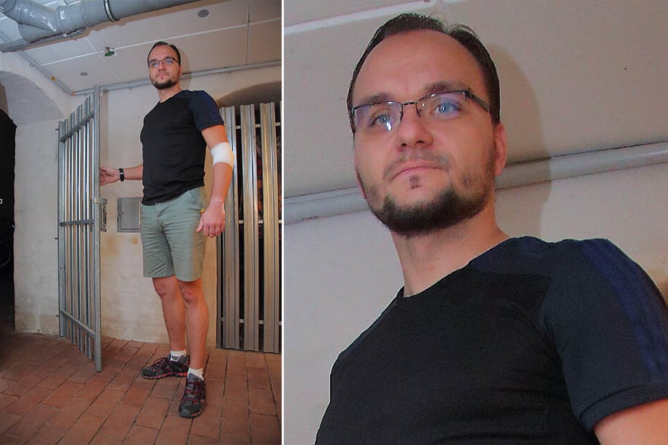 Enrico Ledermüller (35) streckte drei Keller-Einbrecher nieder.