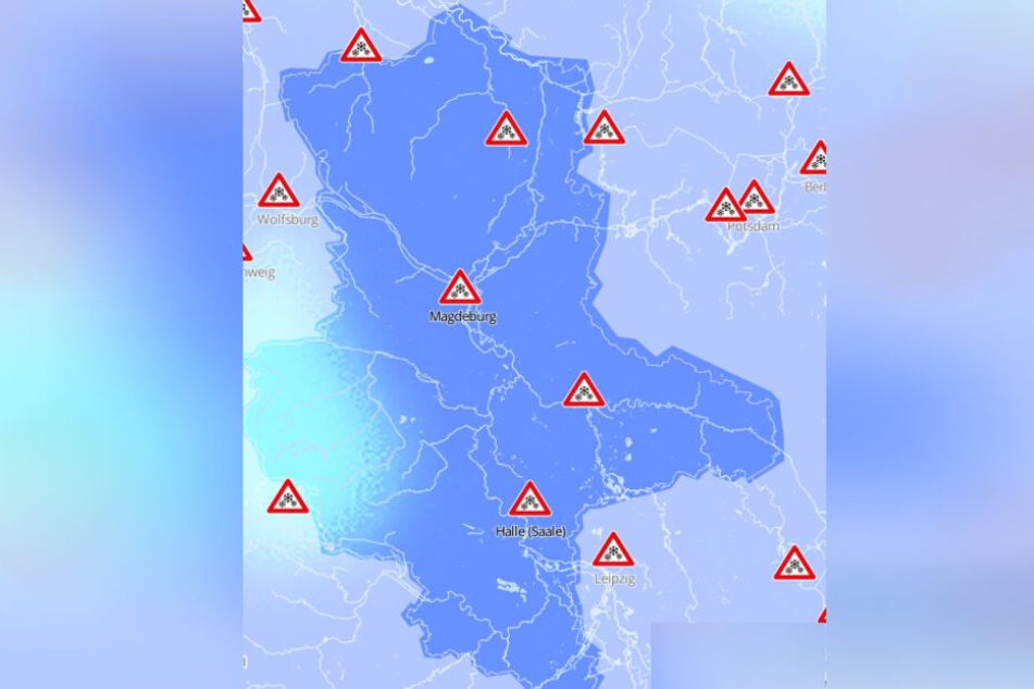 In Sachsen-Anhalt muss am Donnerstag mit Glätte gerechnet werden.