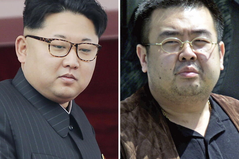 Von Geschwisterliebe kann man hier nicht sprechen. Vieles spricht dafür, dass Kim Jong Un seinen Halbbruder Kim Jong Nam (rechts) ermorden ließ.