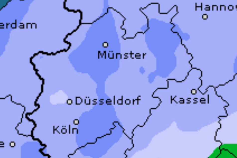 Am Dienstag wird es über der Region ordentlich Regen geben.