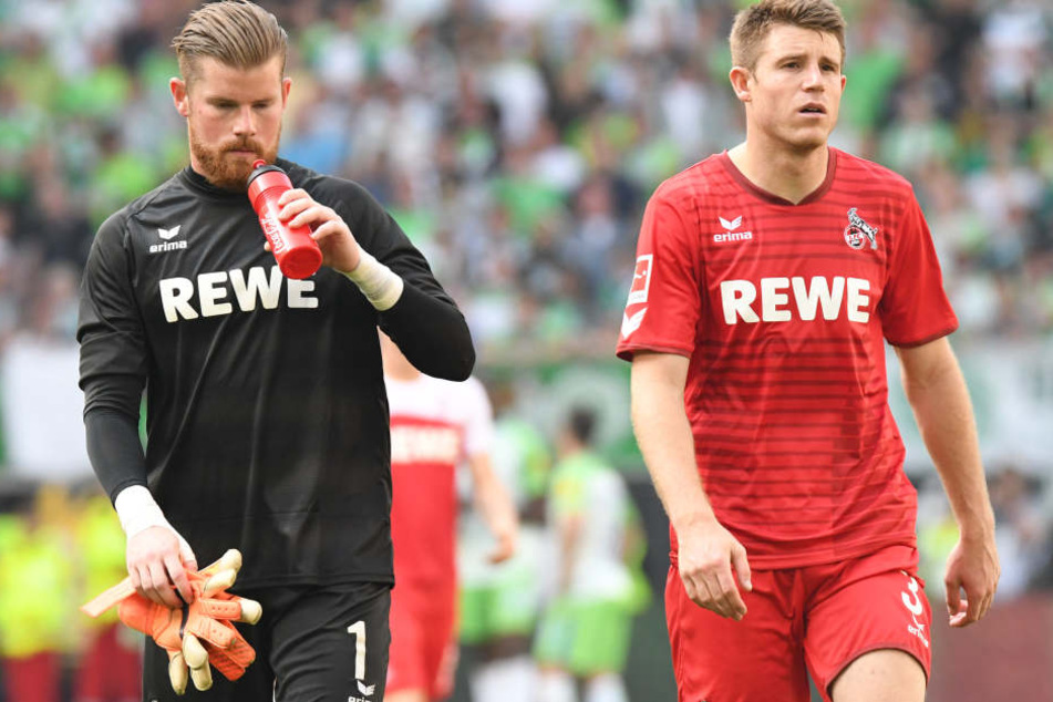 Timo Horn (25) und Dominique Heintz (24) waren nach der Niederlage bedient