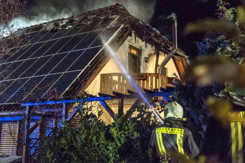 Bei dem Brand wurde das Haus zerstört.