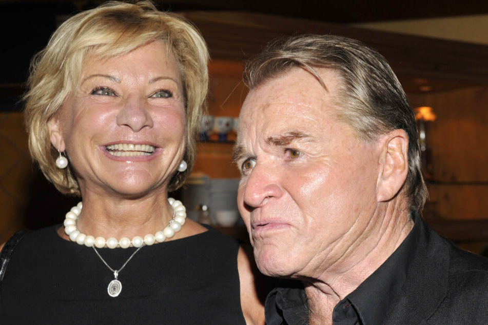Angela Wepper mit ihrem Ehemann Fritz bei einem After Show Dinner im Jahr 2009.