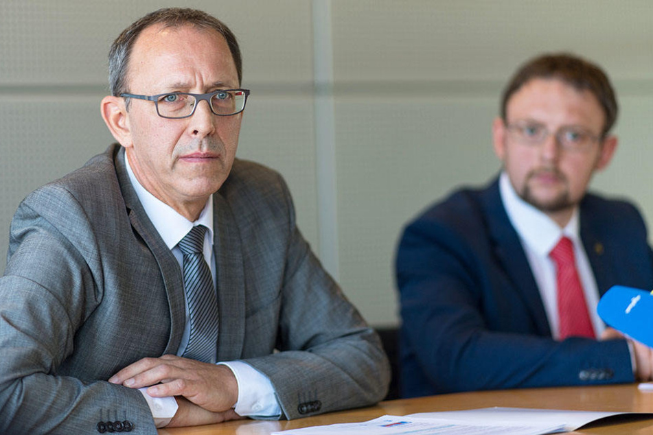 Sachsens AfD-Chef Jörg Urban (54).