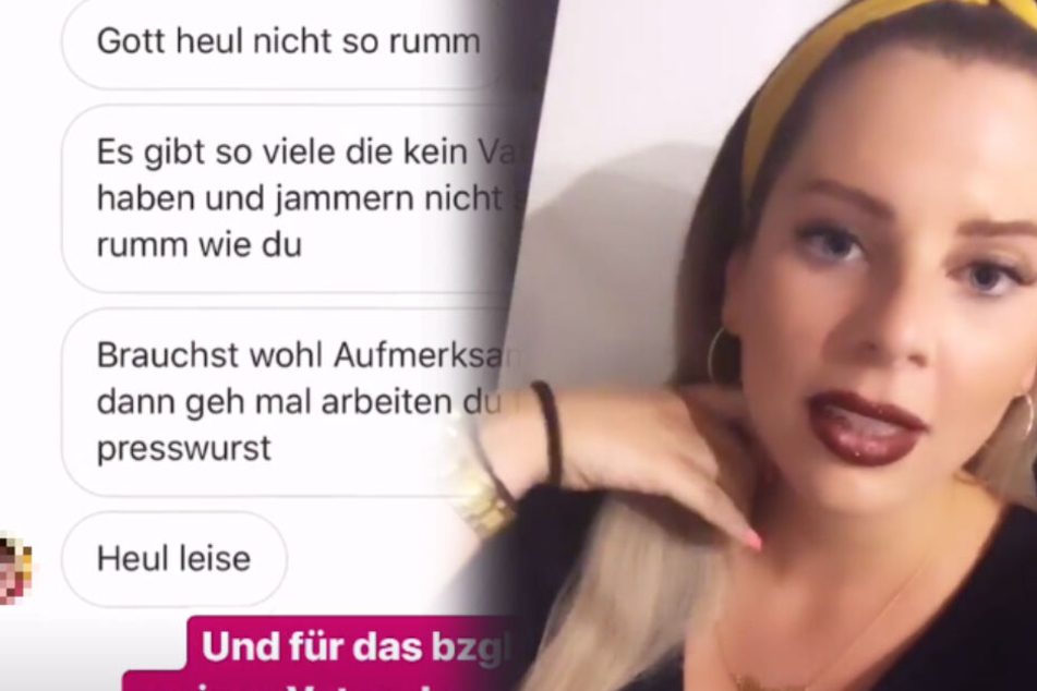 Die Beleidigungs-Arie teilte Jenny mit ihren Fans. (Fotomontage)