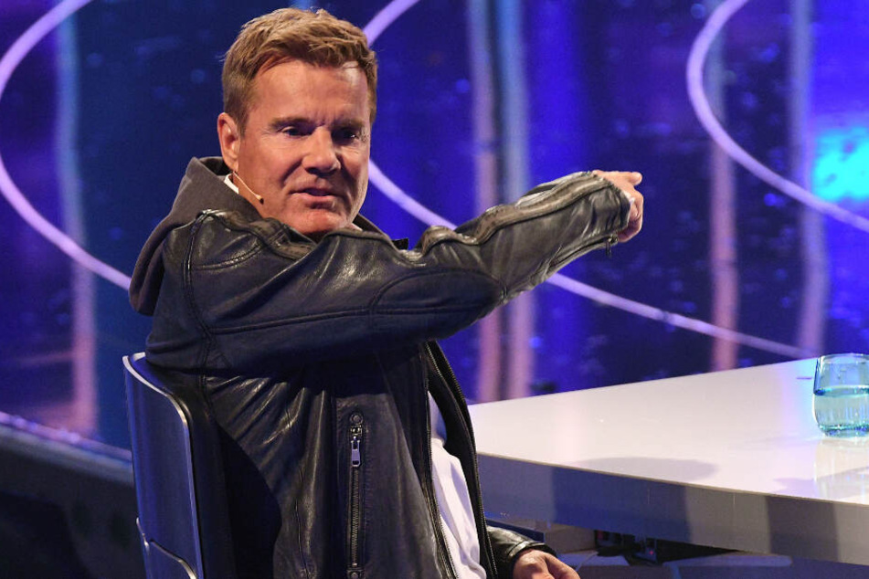 Dieter Bohlen sitzt bei der Casting-Show "Deutschland sucht den Superstar" auf seinem Jury-Stuhl.