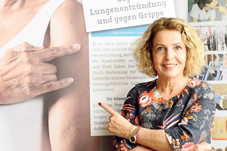 Unterstützt die Impf-Kampagne und kommt nach Dresden: Schauspielerin Michaela
May (64).