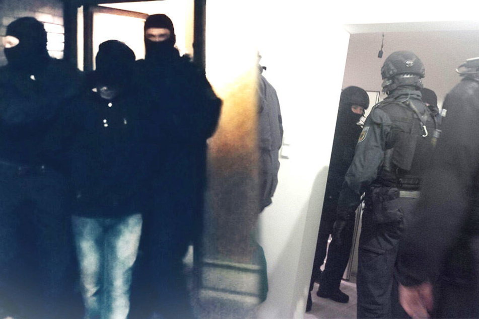 Über 200 Beamte waren bei der Razzia gegen den Schleuserring im Einsatz. Wohnungen in NRW, Berlin und Bremen wurden durchsucht.