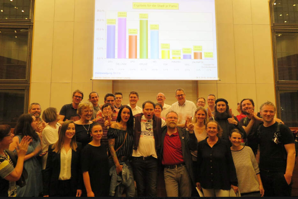 Die Linke wurde stärkste Partei im Leipziger Stadtrat. Die Partei sicherte sich 21,4 Prozent der Stimmen.
